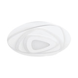 Eglo LED Deckenleuchte Palagiano 21W neutralweiss 4000K Weiss Satiniert Stahl Ø38cm 900864