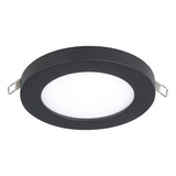 Eglo LED Einbauspot Fueva Flex 5,5W warmweiss 3000K Schwarz Aluminium Ø12cm 900931