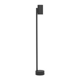 Eglo LED Außen-Stehleuchte Izzalini GU10 2,8W warmweiss 3000K IP44 Schwarz Stahl 85cm 900996