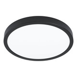 Eglo LED Aufbauleuchte Fueva 5 20,5W warmweiss 3000K Bewegungsmelder Schwarz Stahl mit Sensor Ø28,5cm 901014