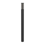Eglo Außen-Stehleuchte Salle E27 IP54 Schwarz Schwarz-transparent Aluminium 110cm 901035
