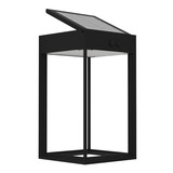Eglo LED Solar-Wandleuchte Suzzara 6,5W neutralweiss 4000K Bewegungsmelder IP44 Schwarz mit Sensor 25x14cm 901083