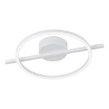 Eglo LED Deckenleuchte Amandolo dimmbar 17W RGB CCT warm-/tageslichtweiss 2700-6500K Weiss Aluminium Stahl 40x30cm 901114