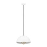 Eglo Pendelleuchte Gaetano E27 Weiss Stahl Ø38cm 901136