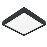 Eglo LED Aufbauleuchte Fueva 6 10,5W CCT warm-/neutral-/tageslichtweiss 2700/4000/6500K Schwarz 22x22cm 901303