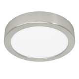 Eglo LED Aufbauleuchte Fueva 6 7,5W CCT warm-/neutral-/tageslichtweiss 2700/4000/6500K Nickel-matt Stahl Ø17cm 901315
