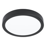 Eglo LED Aufbauleuchte Fueva 6-Z Smart dimmbar 11,2W RGB CCT warm-/tageslichtweiss 2700-6500K Zigbee IP44 Schwarz Ø21cm 901372
