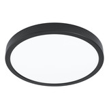 Eglo LED Aufbauleuchte Fueva 6-Z Smart dimmbar 14,3W RGB CCT warm-/tageslichtweiss 2700-6500K Zigbee IP44 Schwarz Ø28cm 901373