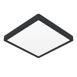 Eglo LED Aufbauleuchte Fueva 6-Z Smart dimmbar 13,5W RGB CCT warm-/tageslichtweiss 2700-6500K Zigbee IP44 Schwarz 29,5x29,5cm 901375