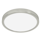 Eglo LED Aufbauleuchte Fueva 6-Z Smart dimmbar 14,3W RGB CCT warm-/tageslichtweiss 2700-6500K Zigbee IP44 Nickel-matt Stahl Ø28cm 901382