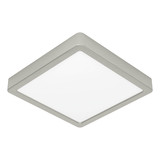 Eglo LED Aufbauleuchte Fueva 6-Z Smart dimmbar 10,5W RGB CCT warm-/tageslichtweiss 2700-6500K Zigbee IP44 Nickel-matt Stahl 22x22cm 901383