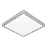 Eglo LED Aufbauleuchte Fueva 6-Z Smart dimmbar 13,5W RGB CCT warm-/tageslichtweiss 2700-6500K Zigbee IP44 Nickel-matt Stahl 29,5x29,5cm 901384