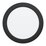 Eglo LED Einbauleuchte Fueva 6 10,5W CCT warm-/neutral-/tageslichtweiss 2700/4000/6500K Schwarz Ø17cm 901388
