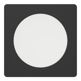Eglo LED Einbauleuchte Fueva 6 6,3W CCT warm-/neutral-/tageslichtweiss 2700/4000/6500K Schwarz 12x12cm 901391