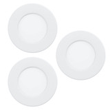 Eglo LED Einbauleuchte Fueva 6 3-flammig 3x 3,7W CCT warm-/neutral-/tageslichtweiss 2700/4000/6500K Weiss Ø9cm 901394