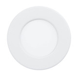 Eglo LED Einbauleuchte Fueva 6 3,7W CCT warm-/neutral-/tageslichtweiss 2700/4000/6500K IP44 Weiss Ø9cm 901416