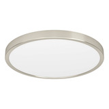 Eglo LED Aufbauleuchte Fueva 6-Z Smart dimmbar 17,5W RGB CCT warm-/tageslichtweiss 2700-6500K Zigbee IP44 Nickel-matt Stahl Ø39cm 901421