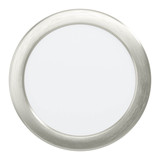 Eglo LED Einbauleuchte Fueva 6-Z Smart dimmbar 9,5W RGB CCT warm-/tageslichtweiss 2700-6500K Zigbee IP44 Nickel-matt Ø17cm 901436
