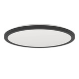 Eglo LED Deckenleuchte Rovito-R dimmbar 18,5W CCT warm-/tageslichtweiss 2700-6500K IP44 Schwarz Ø39cm 901454