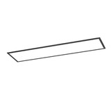 Eglo LED Deckenleuchte Moradillo-Z Smart dimmbar 34W RGB CCT warm-/tageslichtweiss 2700-6500K Zigbee Schwarz Stahl 119,5x29,5cm 901509