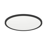 Eglo LED Deckenleuchte Minerario 20,2W warmweiss 3000K IP54 Schwarz Ø39cm 901573