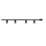 Eglo Schienensystem-Set Easyt Set 4 Spots 4-flammig GU10 Schwarz Aluminium 192,5x14cm 901652