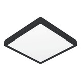 Eglo LED Aufbauleuchte Fueva 6-Z Smart dimmbar 17,8W RGB CCT warm-/tageslichtweiss 2700-6500K Zigbee IP44 Schwarz 39x39cm 901728