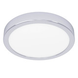 Eglo LED Aufbauleuchte Fueva 6 11,5W CCT warm-/neutral-/tageslichtweiss 2700/4000/6500K IP44 Chrom Stahl Ø21cm 901763