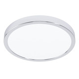 Eglo LED Aufbauleuchte Fueva 6 14,2W CCT warm-/neutral-/tageslichtweiss 2700/4000/6500K IP44 Chrom Stahl Ø28cm 901764