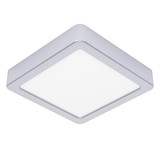 Eglo LED Aufbauleuchte Fueva 6 7W CCT warm-/neutral-/tageslichtweiss 2700/4000/6500K IP44 Chrom Stahl 15x15cm 901765