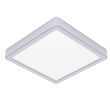 Eglo LED Aufbauleuchte Fueva 6 10,5W CCT warm-/neutral-/tageslichtweiss 2700/4000/6500K IP44 Chrom Stahl 22x22cm 901766