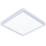 Eglo LED Aufbauleuchte Fueva 6 13W CCT warm-/neutral-/tageslichtweiss 2700/4000/6500K IP44 Chrom Stahl 29x29cm 901767