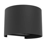 Eglo LED Außen-Wandleuchte Calpino 3 2-flammig 2x 2,8W warmweiss 3000K IP54 Schwarz Klar Aluminium Glas 13,5x10cm 901844
