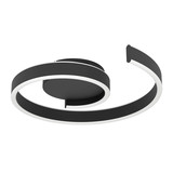 Eglo LED Deckenleuchte Andabaia-Z Smart dimmbar 37W CCT warm-/tageslichtweiss 3000-6500K Zigbee Schwarz Aluminium Stahl 46,5x39cm 901888