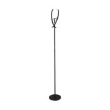Eglo LED Stehleuchte Castelpoto 2-flammig dimmbar 2x 8,8W warmweiss 3000K Schwarz Stahl 180cm 901972