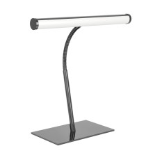 Eglo LED Tischleuchte Riccione dimmbar 5W CCT warm-/neutral-/tageslichtweiss 2700/4000/6500K Nickel-nero Stahl Aluminium 39,5x30cm 901981
