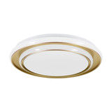 Eglo LED Deckenleuchte Moschetta 24W CCT warm-/neutral-/tageslichtweiss 2700/4000/6500K Goldfarben Stahl Ø40cm 902044