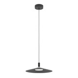 Eglo LED Pendelleuchte Conomavilla-Z Smart dimmbar 15,5W RGB CCT warm-/tageslichtweiss 2700-6500K Zigbee Schwarz Stahl Ø45cm 902183
