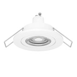 Eglo LED Einbauspot Barranco GU10 4,5W warmweiss 3000K IP44 Weiss Ø8cm 902234