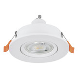 Eglo LED Einbauspot Barranco GU10 4,5W neutralweiss 4000K Weiss Ø9cm 902254