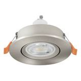 Eglo LED Einbauspot Barranco GU10 4,5W neutralweiss 4000K Nickel-matt Ø9cm 902258
