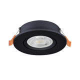Eglo LED Einbauspot Barranco 4,8W CCT warm-/neutral-/tageslichtweiss 2700/4000/6500K Schwarz Ø9cm 902264