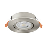 Eglo LED Einbauspot Barranco 4,8W CCT warm-/neutral-/tageslichtweiss 2700/4000/6500K Nickel-matt Ø9cm 902267