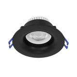 Eglo LED Einbauspot Salabate 5W CCT warm-/neutral-/tageslichtweiss 2700/4000/6500K IP65 Schwarz Aluminium Ø9cm 902273