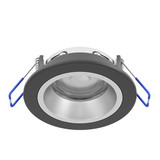 Eglo LED Einbauspot Yebra-Z Smart dimmbar 4,9W RGB CCT warm-/tageslichtweiss 2700-6500K Zigbee Schwarz Silber Ø9cm 902298