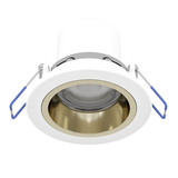 Eglo LED Einbauspot Yebra-Z Smart dimmbar 4,9W RGB CCT warm-/tageslichtweiss 2700-6500K Zigbee Weiss Gold Ø9cm 902299