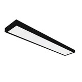 Eglo LED Panel Pietrangeli 34,4W CCT warm-/neutral-/tageslichtweiss 2700/4000/6500K Schwarz Aluminium 118,5x20cm 902353
