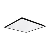 Eglo LED Rasterleuchte Colfiorito 36,5W CCT warm-/neutral-/tageslichtweiss 3000/4500/6000K IP44 Schwarz Aluminium 59,5x59,5cm 902357