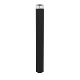 Eglo Außen-Stehleuchte Castelnuovo GU10 IP65 Schwarz-struktur Klar Aluminium 80cm 902411