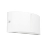 Eglo Außen-Wandleuchte Poggiarello E14 IP54 Weiss 22x8cm 902423